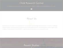 Tablet Screenshot of childresearchcenter.org